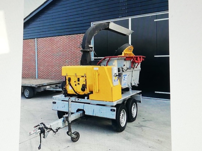 Grote hakselaar machine voor boomverwijdering en takken verwerking